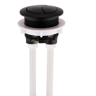 Close Coupled Toilet Dual Push Button 38mm - matt black Main image