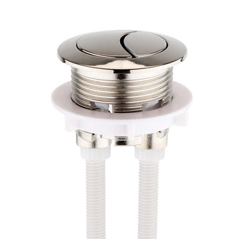 Close Coupled Toilet Dual Push Button 38mm - stainless steel  Main image