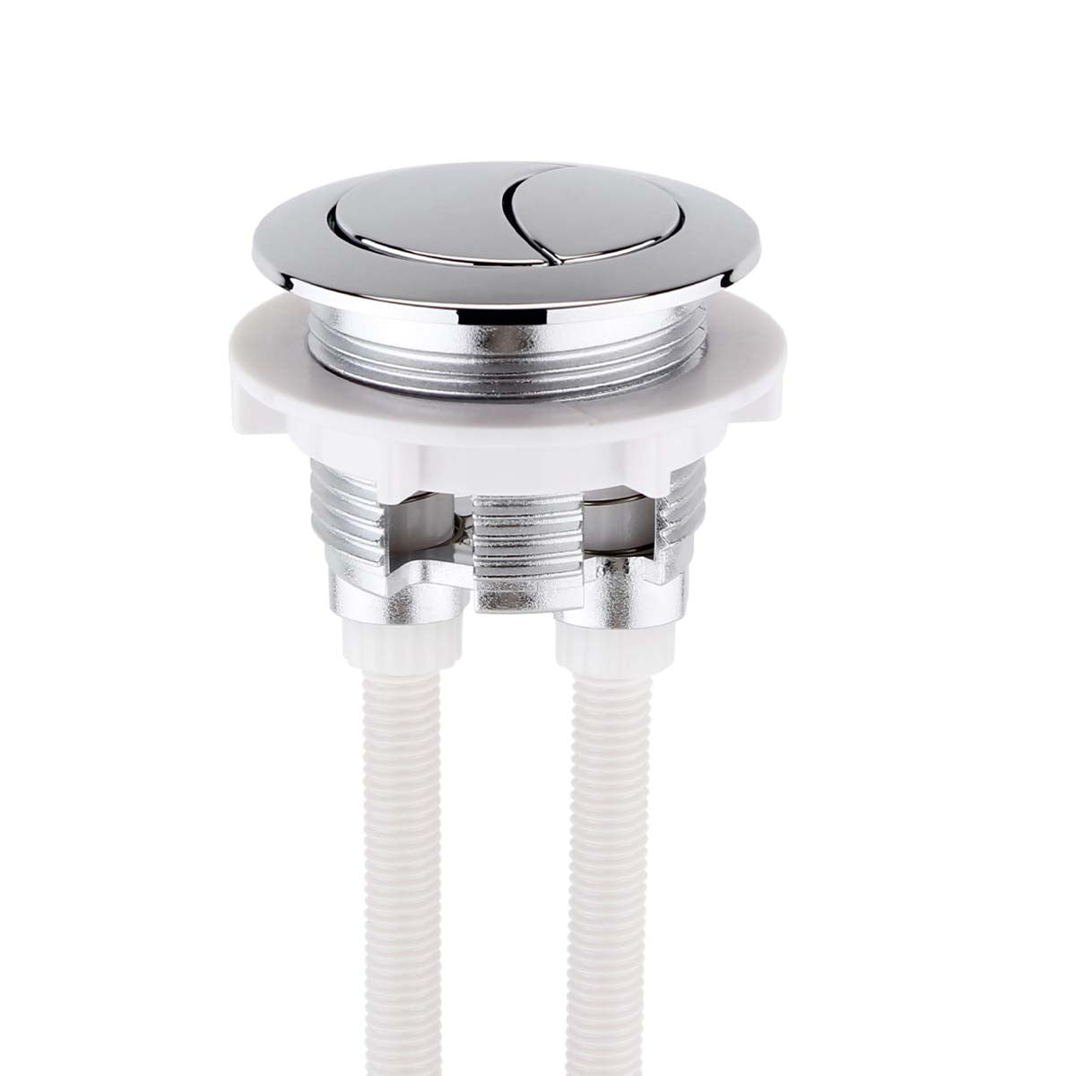Close Coupled Toilet Dual Push Button 38mm -chrome