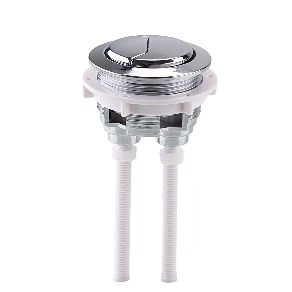 Close Coupled Toilet Dual Push Button 48mm - chrome