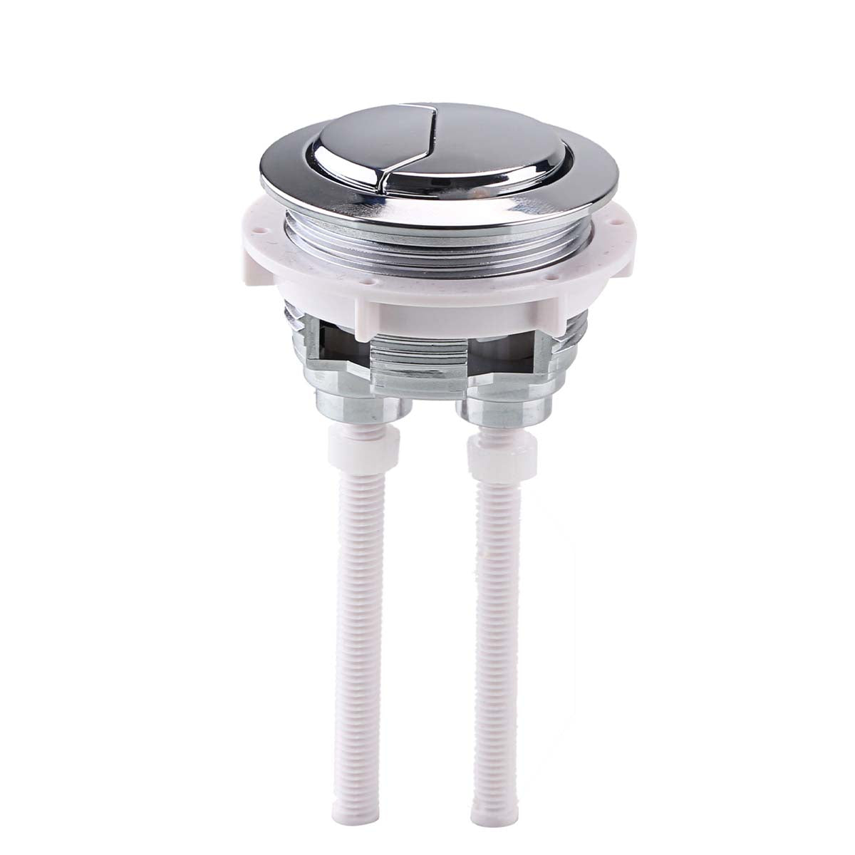 Close Coupled Toilet Dual Push Button 48mm - chrome