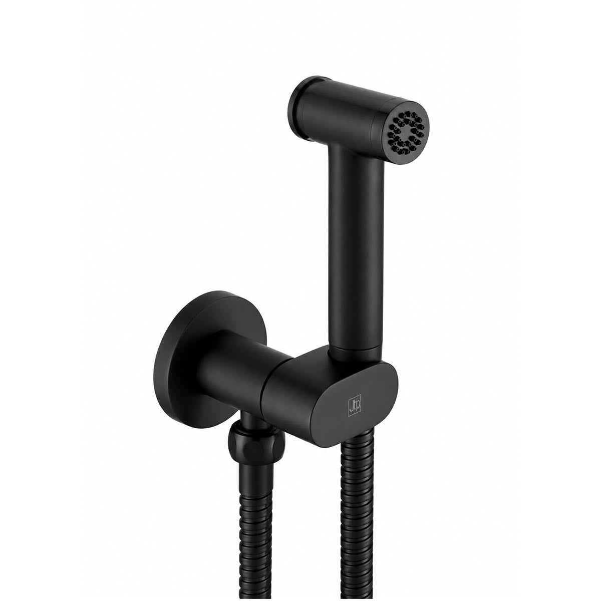 Cold water round douche shower matt black