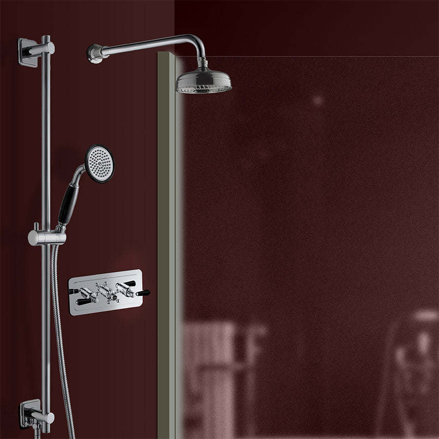 Concealed Thermostatic Shower Mixer Valve 2 Outlet Secondary image