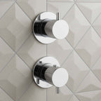 Concealed Thermostatic Shower Valve 2 Outlets 
