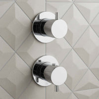 Concealed Thermostatic Shower Valve 2 Outlets 