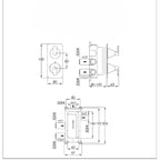  Concealed Thermostatic Shower Valve 2 Outlets 2 Dials
