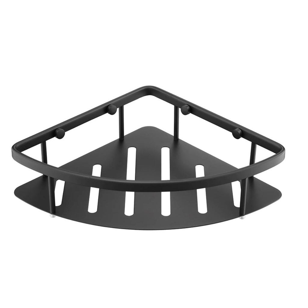 Corner Shower Basket - Matt Black