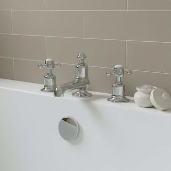 Crosshead 3-Hole Bath Filler Tap - Deck Mounted Main image