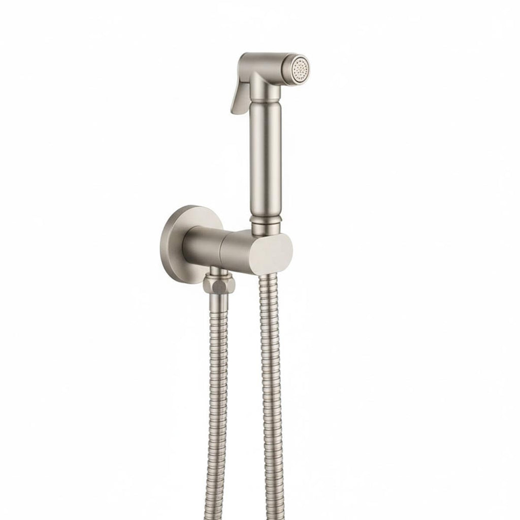 brushed nickel bidet