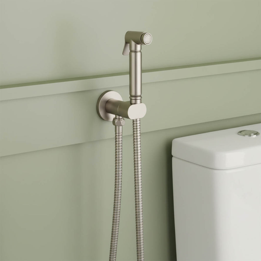 brushed nickel bidet spray