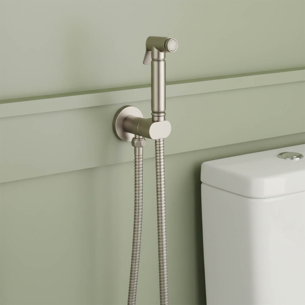 brushed nickel bidet spray