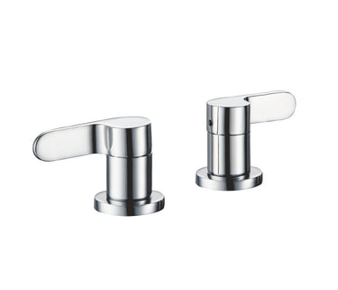 Deck-mounted Lever Panel Valves- Chrome
