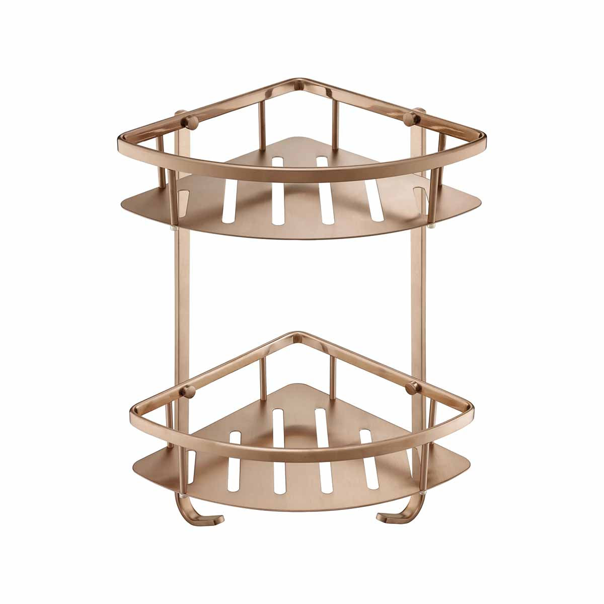bronze corner shower basket
