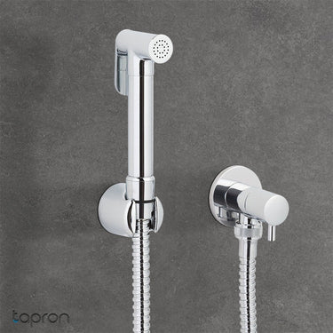 Douche Spray Kit with Angle Valve - Chrome Finish
