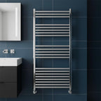 Dual Fuel Chrome Heated Towel Rail - 1200mm X 500mm