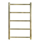 brushed gold towel radiator