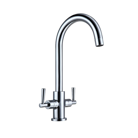 Monobloc Kitchen Mixer Tap with Swan Neck Spout