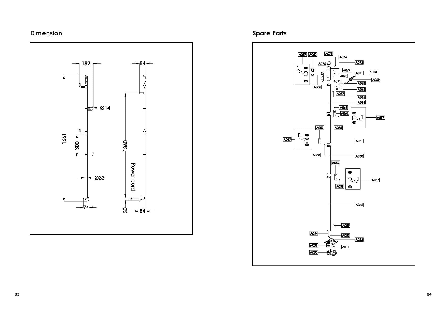 electric towel rail with hook product specification