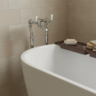 victorian freestanding bath taps Main image