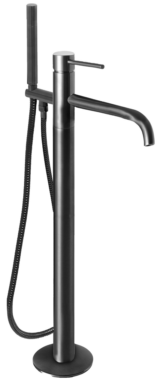 Free standing bath tap with handheld shower  1068