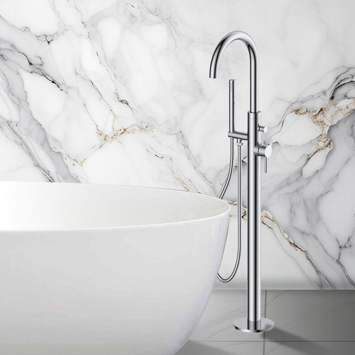 Floorstanding Single Lever Bath Shower Mixer Main image