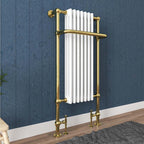 antique brass towel radiator