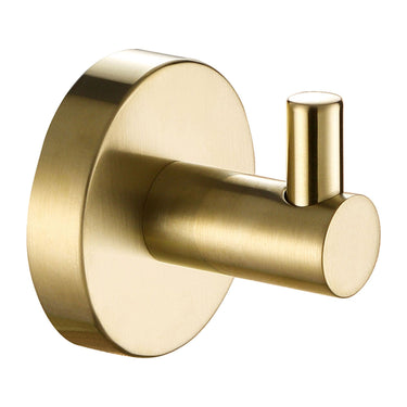 gold single robe hook