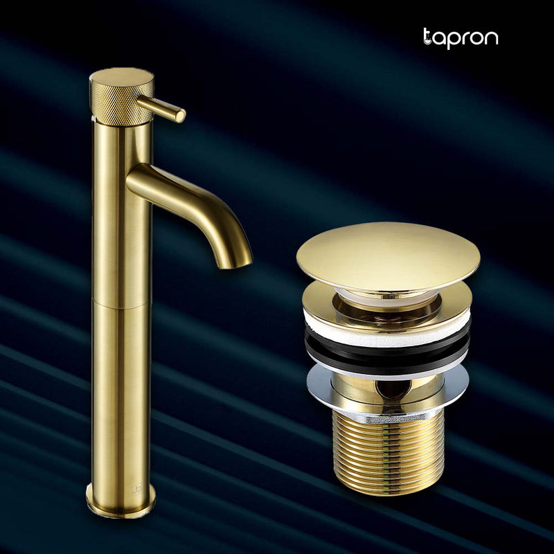 Slotted Basin Waste,gold tall basin taps