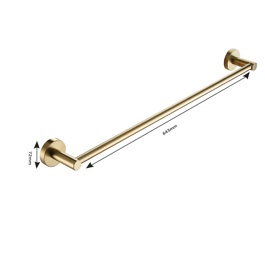 gold towel rail