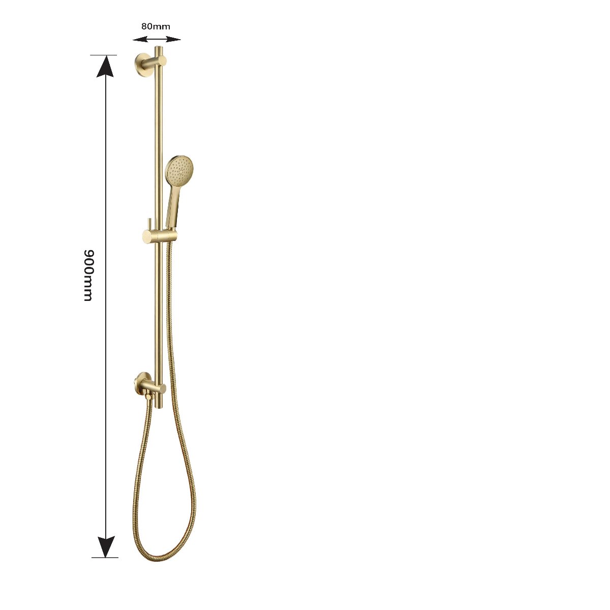 slider shower rail kit