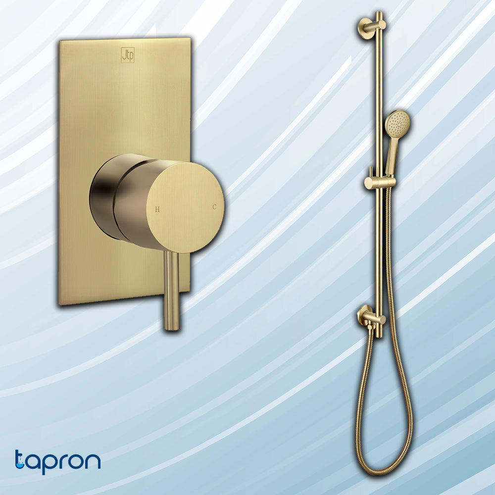 slider shower rail kit, single lever shower valve Main image