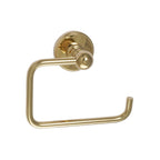 brushed gold toilet roll holder