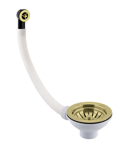 Brushed_Brass_Sink_waste_with_round_overflow