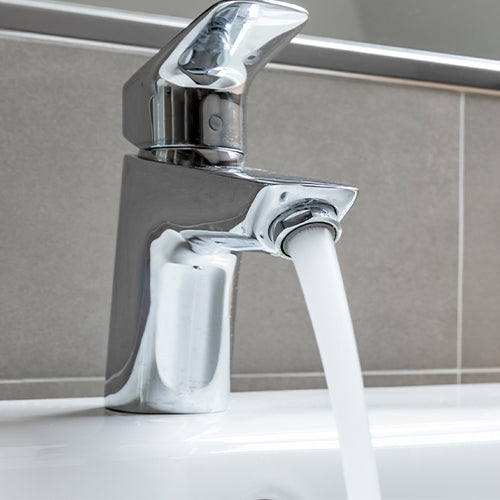 bathroom mixer taps with shower attachment