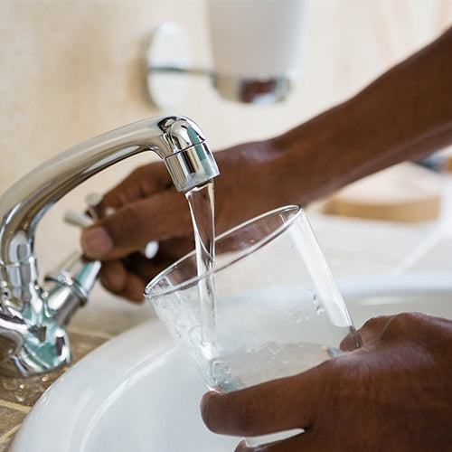 water from your bathroom tap