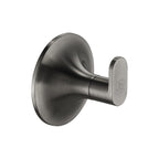 Brushed black robe hook