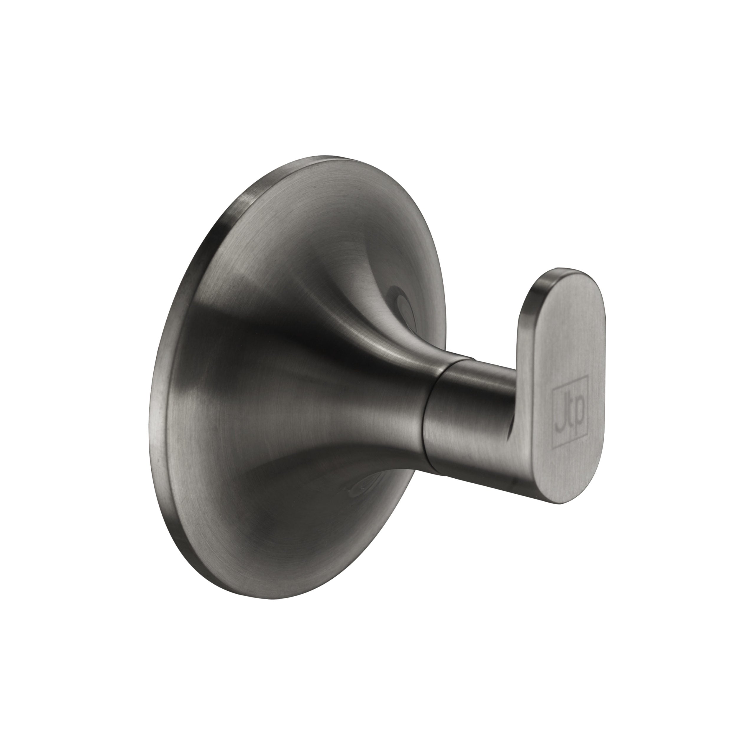 Brushed black robe hook