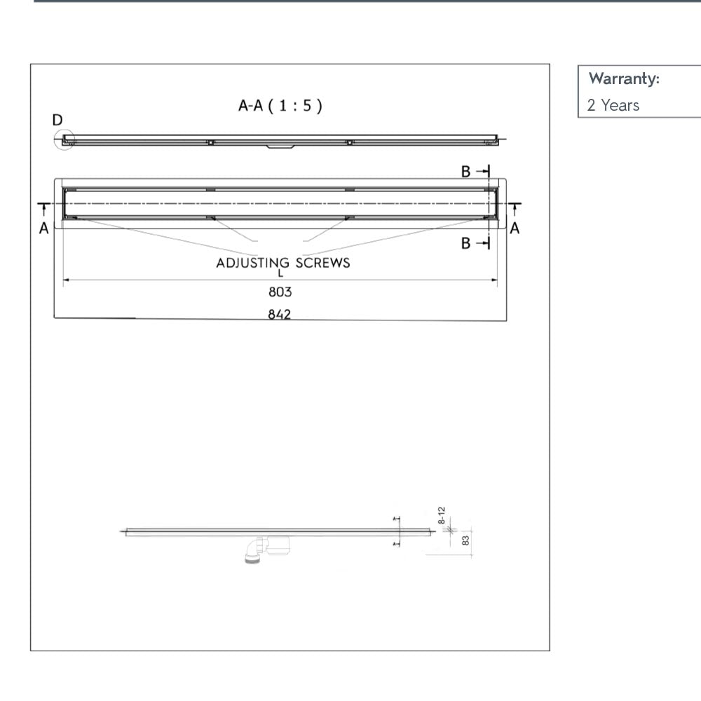 linear wet room drain