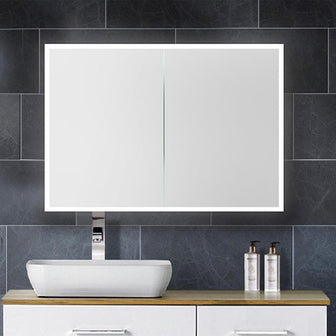 Led-Mirror-with-Aluminium-Cabinet-with-Double-door Main image