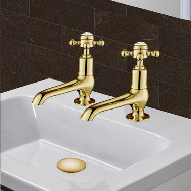 Long-Nose-Gold-Basin-Pillar-Taps