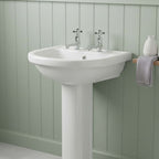 Long Nose Basin Pillar Chrome Taps