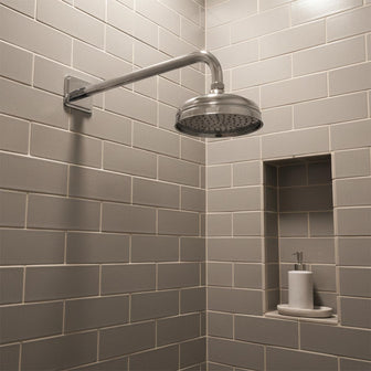Long Shower Head Arm - 400mm Chrome Main image