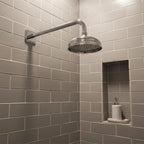 Long Shower Head Arm - 400mm Chrome