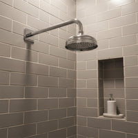 Long Shower Head Arm - 400mm Chrome