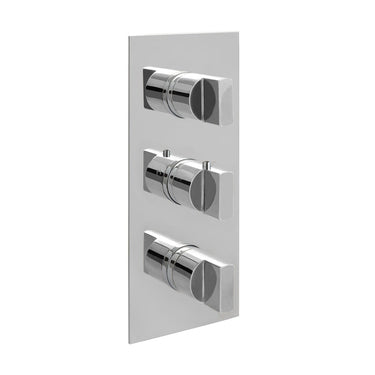 Major Concealed Thermostatic 2 Outlet Shower Valve - Vertical [45690]
