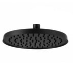 Matt Black Round Shower Head, 260mm