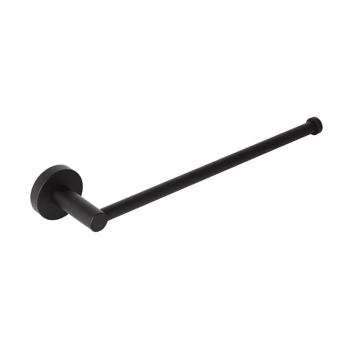 Matt black bathroom towel bar