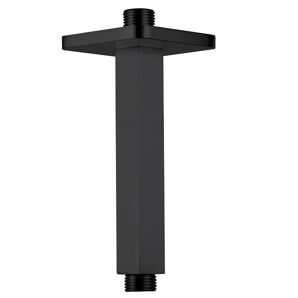 Matt black ceiling showr arm