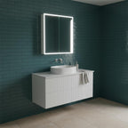 Heated Mirror Cabinet with Light and Shaver Socket - 600x700mm