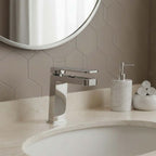 Modern Deck Mounted Single Lever Monobloc Basin Mixer Tap